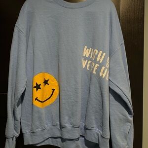 Preppy Smiley Sweatshirt